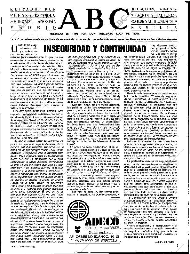 ABC SEVILLA 17-02-1983 página 3