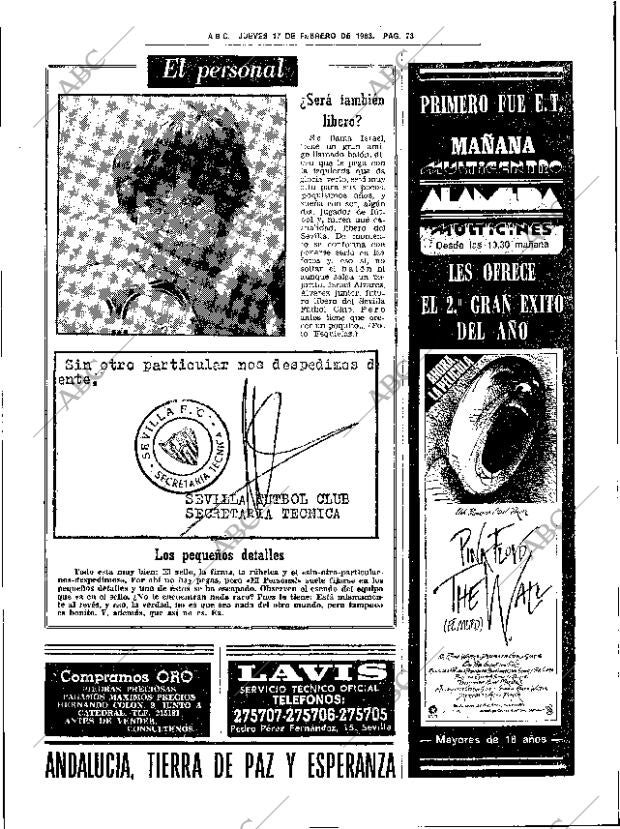 ABC SEVILLA 17-02-1983 página 37
