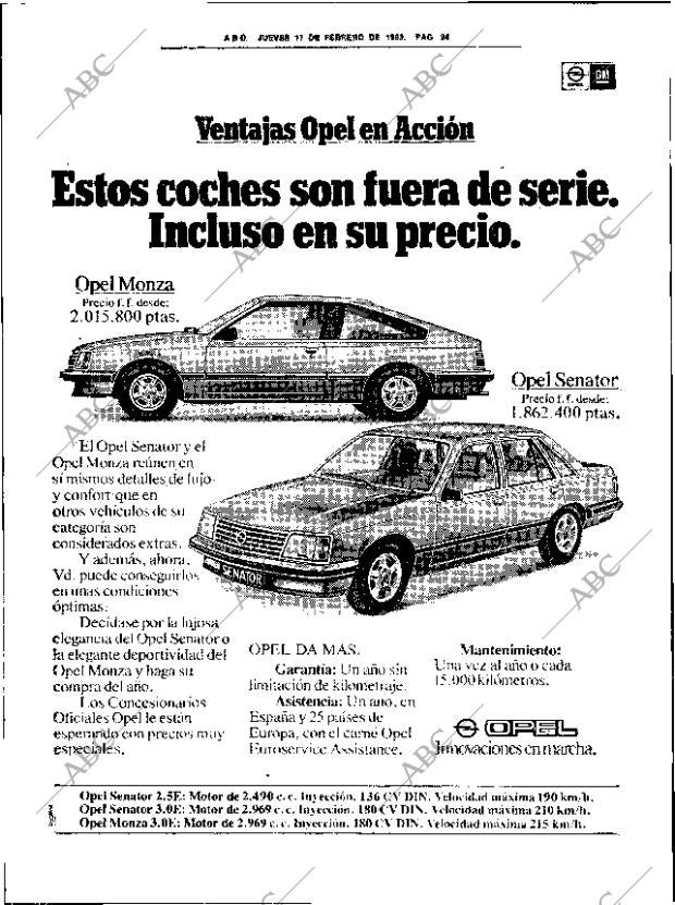 ABC SEVILLA 17-02-1983 página 38