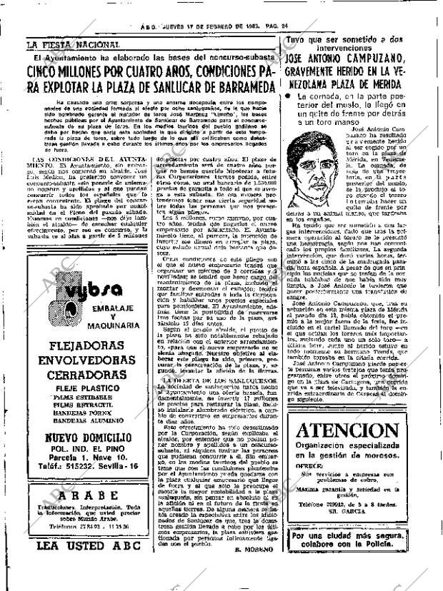 ABC SEVILLA 17-02-1983 página 48
