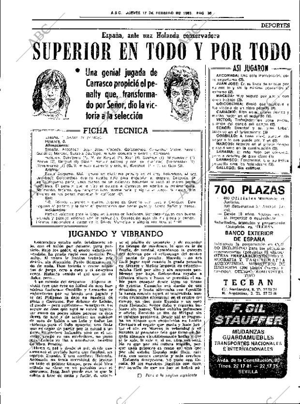 ABC SEVILLA 17-02-1983 página 49