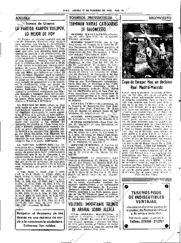 ABC SEVILLA 17-02-1983 página 55