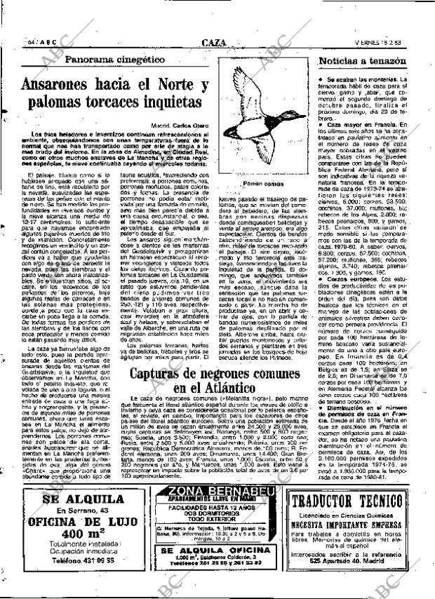 ABC MADRID 18-02-1983 página 64