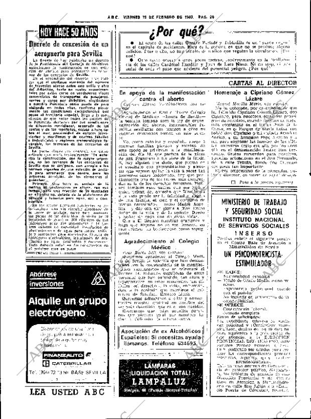 ABC SEVILLA 18-02-1983 página 41