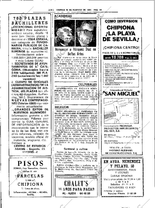 ABC SEVILLA 18-02-1983 página 56