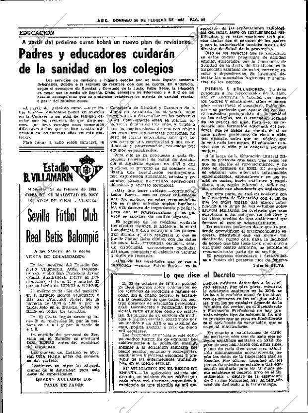 ABC SEVILLA 20-02-1983 página 54