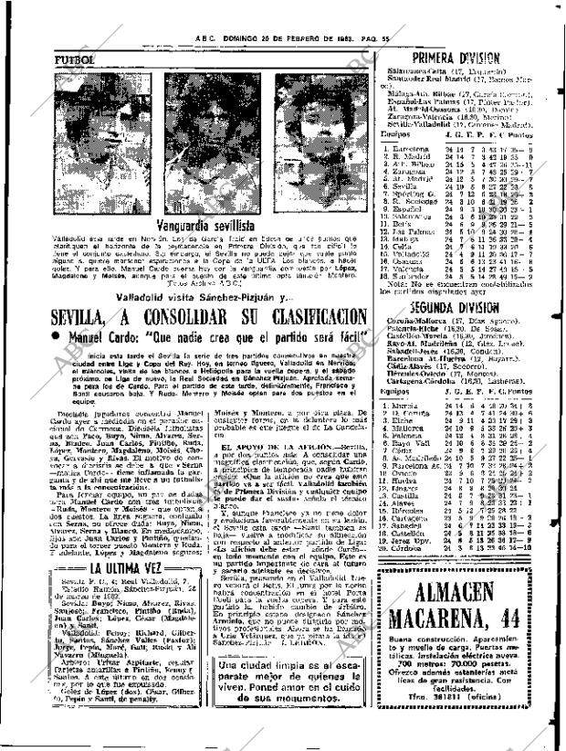ABC SEVILLA 20-02-1983 página 71
