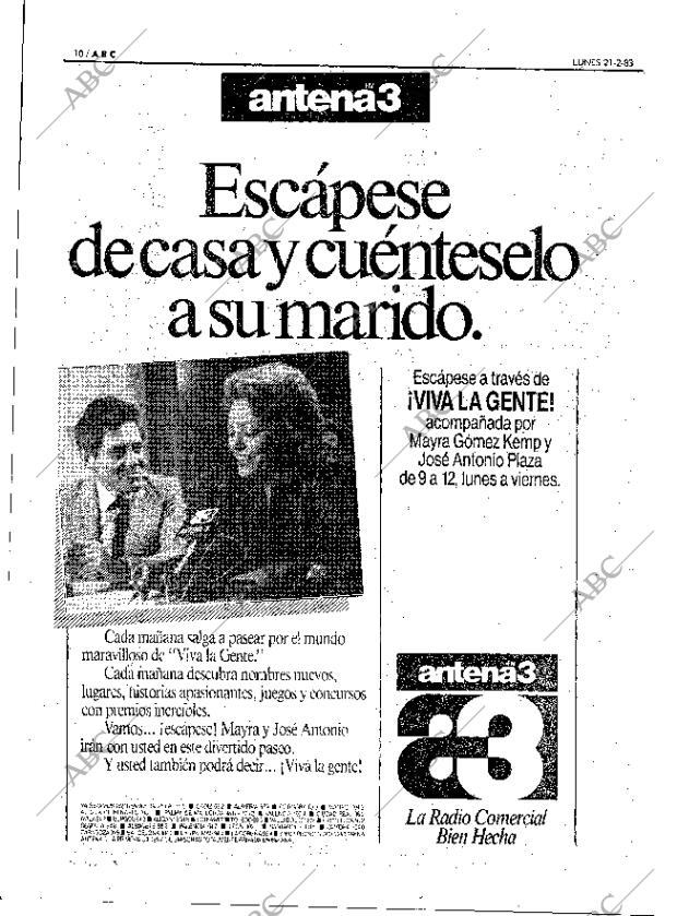 ABC MADRID 21-02-1983 página 10