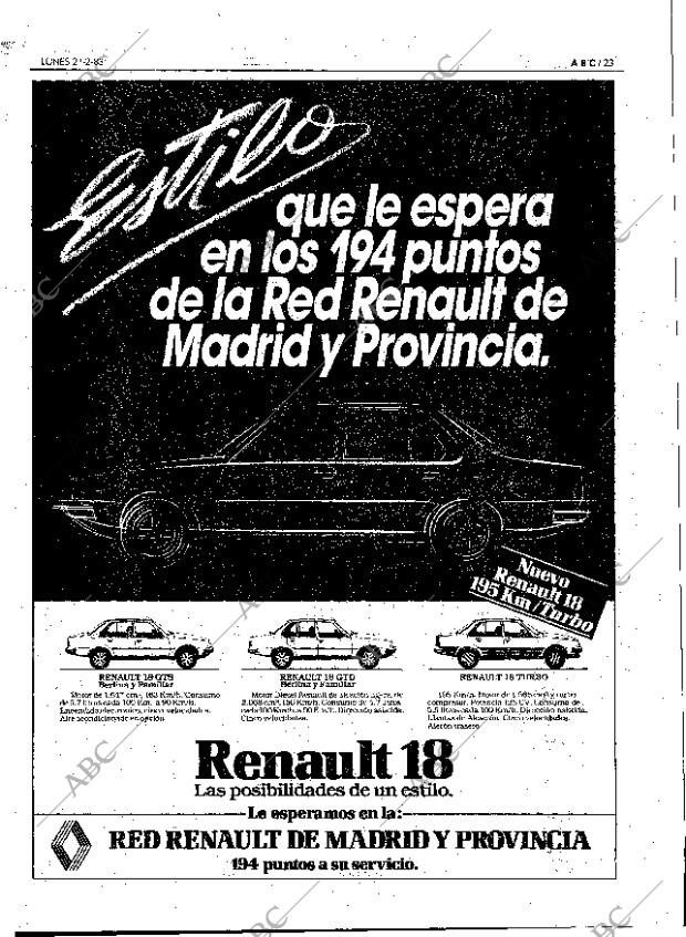 ABC MADRID 21-02-1983 página 23