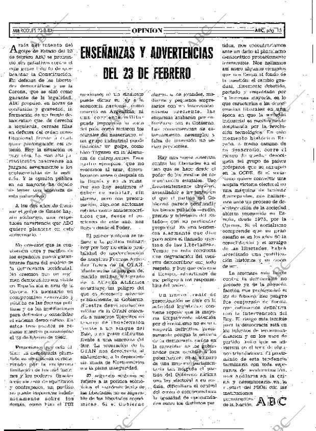 ABC MADRID 23-02-1983 página 15