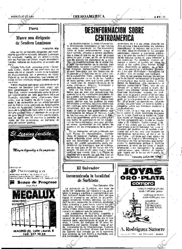 ABC MADRID 23-02-1983 página 31