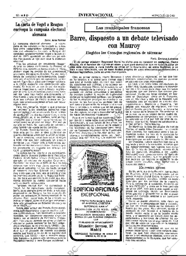 ABC MADRID 23-02-1983 página 32