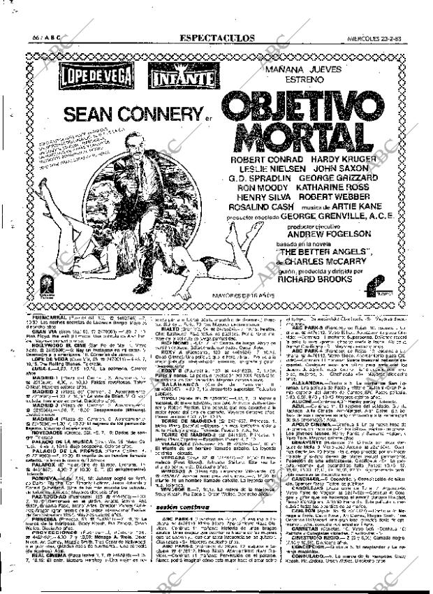 ABC MADRID 23-02-1983 página 66