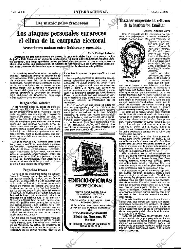 ABC MADRID 24-02-1983 página 26