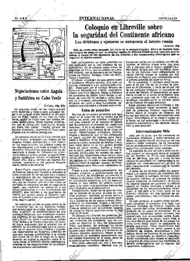 ABC MADRID 24-02-1983 página 30