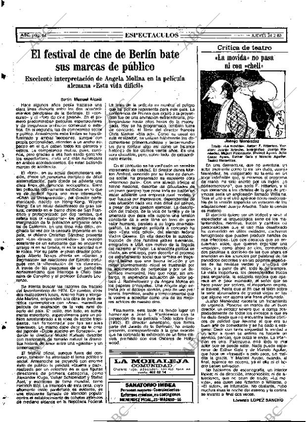 ABC MADRID 24-02-1983 página 64