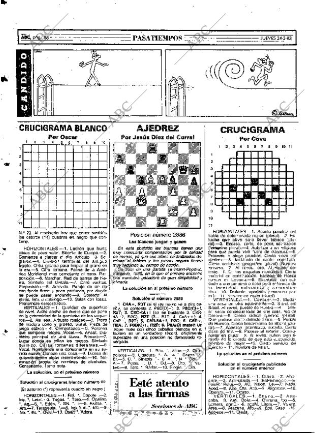 ABC MADRID 24-02-1983 página 88