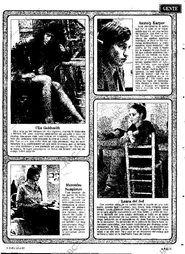 ABC MADRID 24-02-1983 página 91