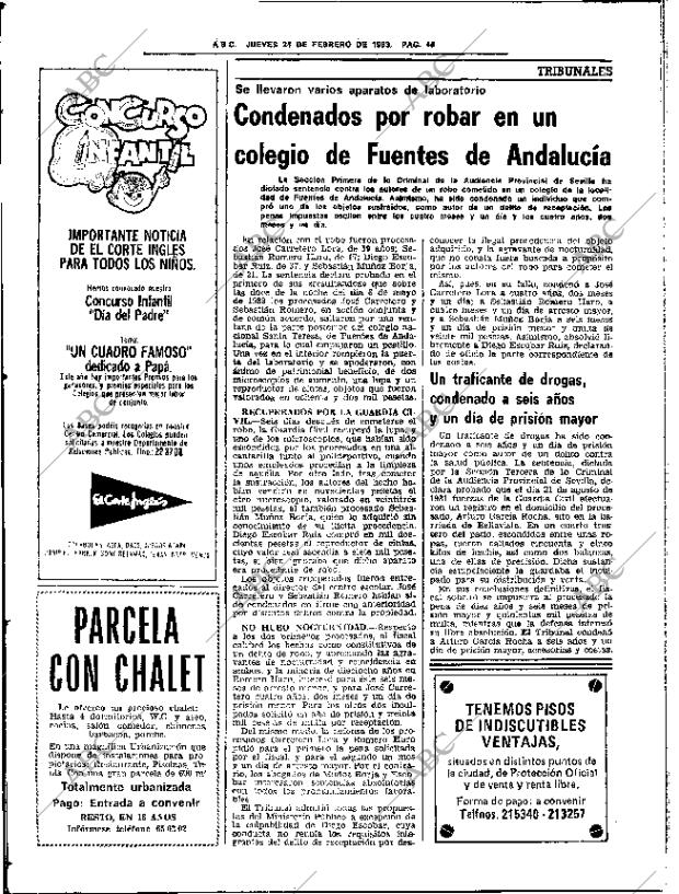 ABC SEVILLA 24-02-1983 página 60