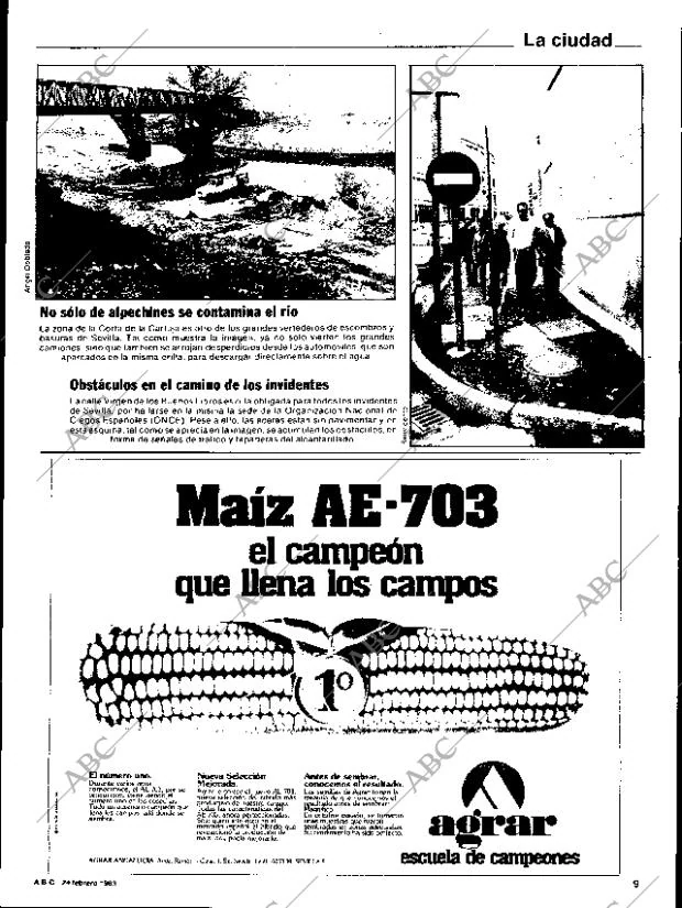 ABC SEVILLA 24-02-1983 página 9