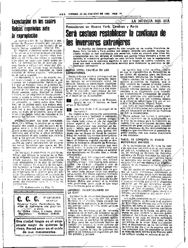 ABC SEVILLA 25-02-1983 página 22
