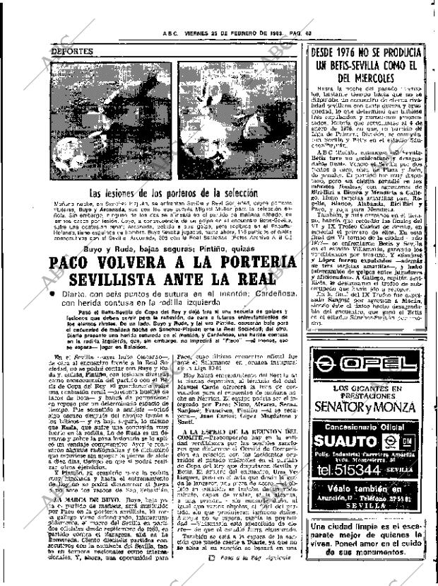 ABC SEVILLA 25-02-1983 página 51