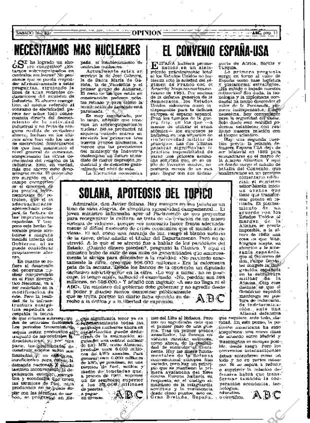 ABC MADRID 26-02-1983 página 11