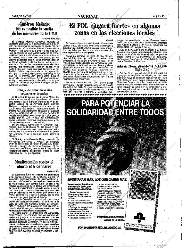 ABC MADRID 26-02-1983 página 25