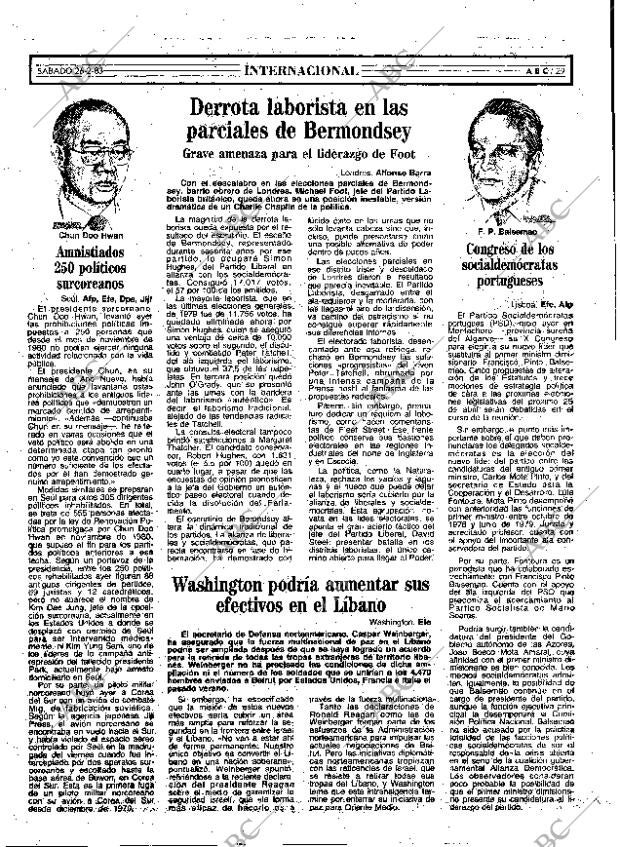 ABC MADRID 26-02-1983 página 29