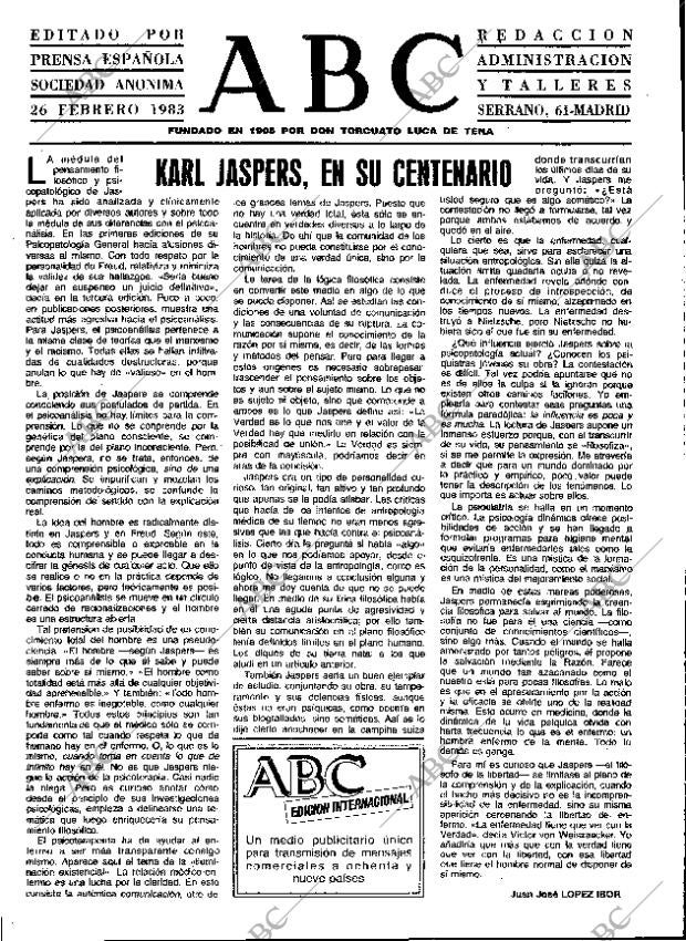 ABC MADRID 26-02-1983 página 3
