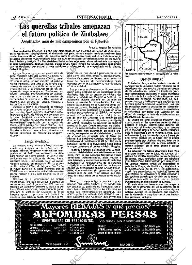 ABC MADRID 26-02-1983 página 34
