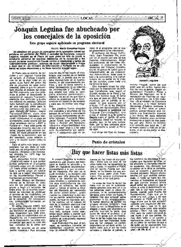 ABC MADRID 26-02-1983 página 35