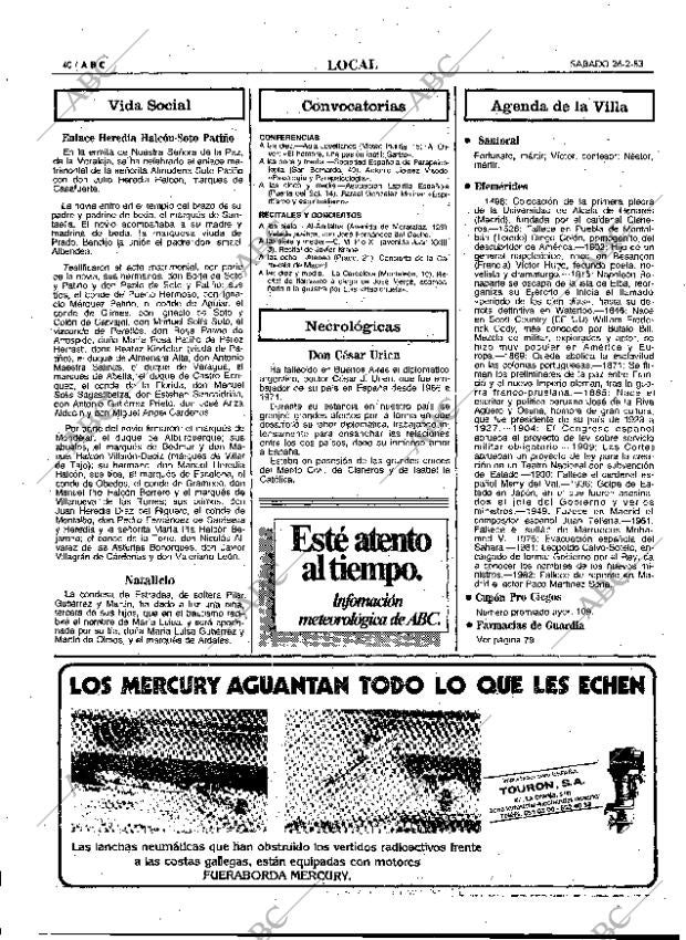 ABC MADRID 26-02-1983 página 40