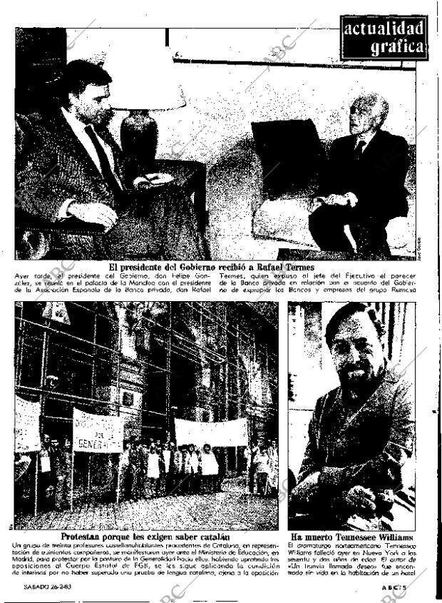 ABC MADRID 26-02-1983 página 5