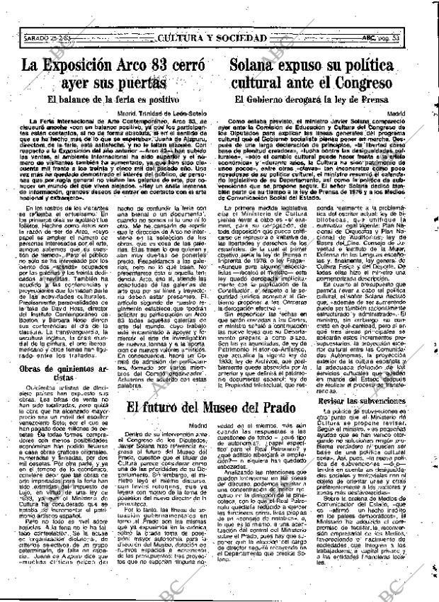 ABC MADRID 26-02-1983 página 53