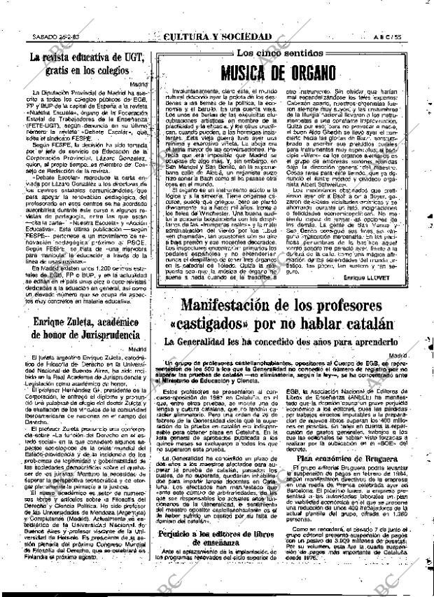 ABC MADRID 26-02-1983 página 55
