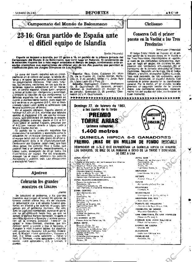ABC MADRID 26-02-1983 página 69