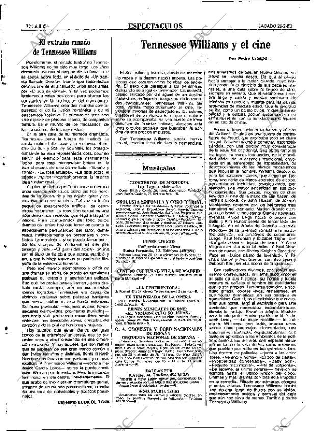 ABC MADRID 26-02-1983 página 72