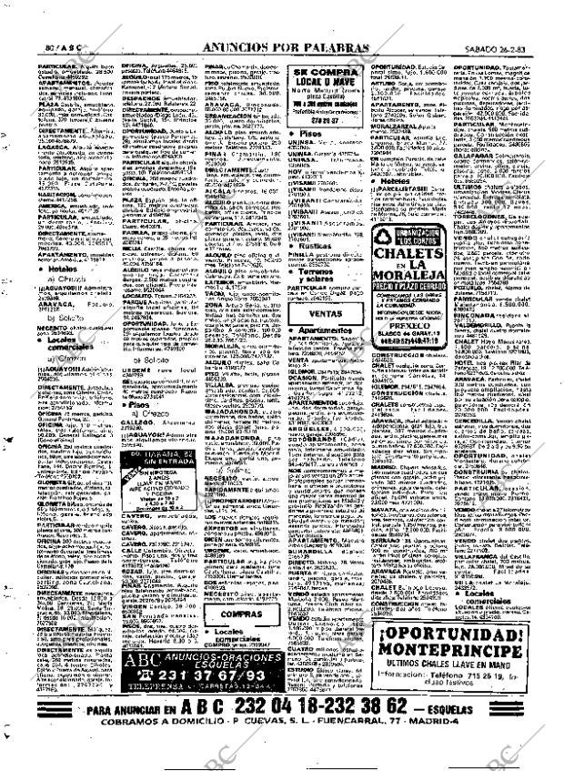 ABC MADRID 26-02-1983 página 80