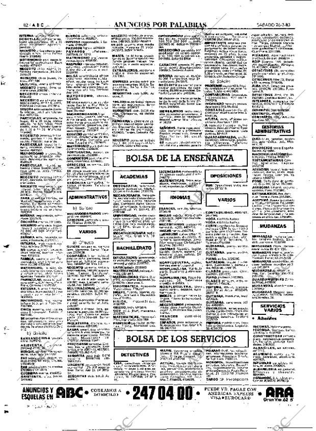 ABC MADRID 26-02-1983 página 82