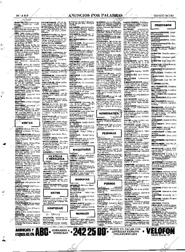 ABC MADRID 26-02-1983 página 84