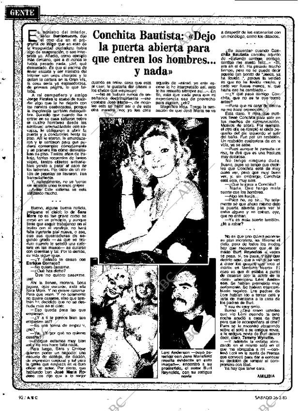 ABC MADRID 26-02-1983 página 92