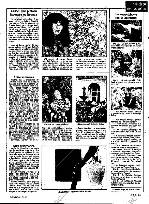 ABC MADRID 27-02-1983 página 101