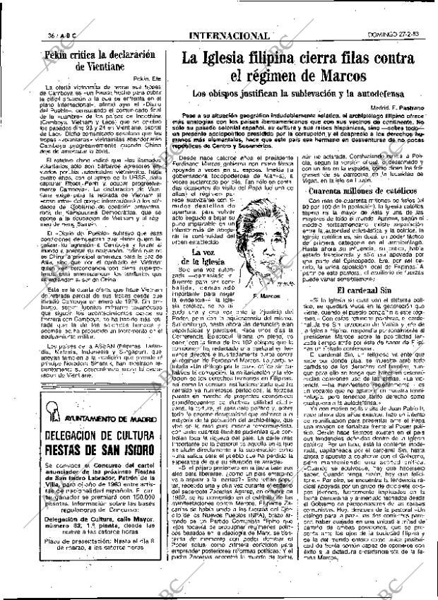 ABC MADRID 27-02-1983 página 36