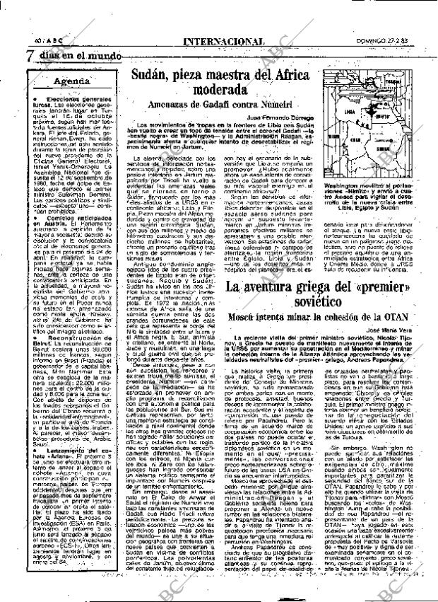 ABC MADRID 27-02-1983 página 40