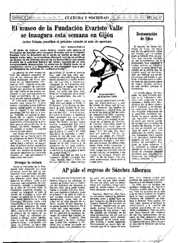 ABC MADRID 27-02-1983 página 47