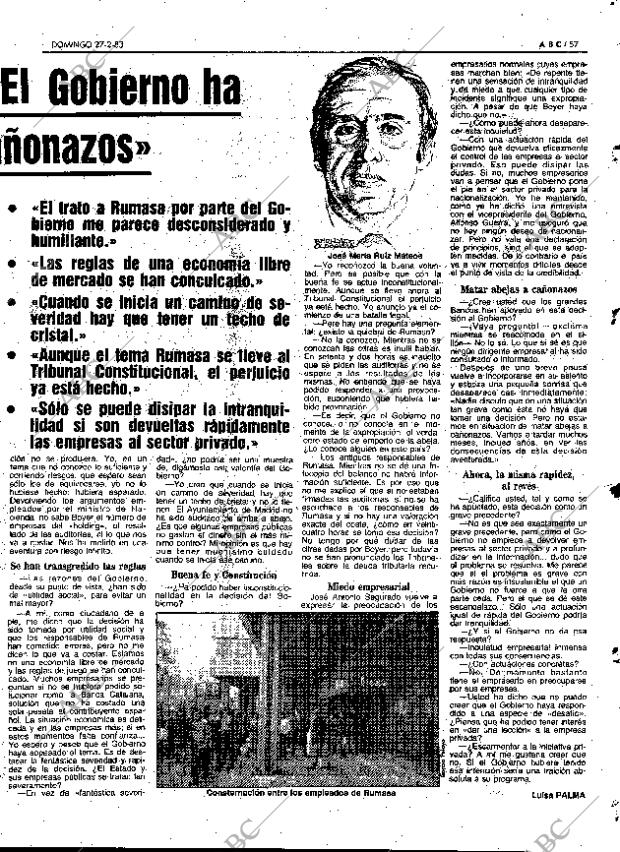 ABC MADRID 27-02-1983 página 57