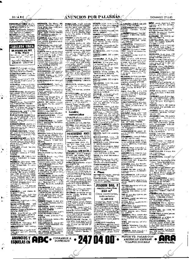 ABC MADRID 27-02-1983 página 84