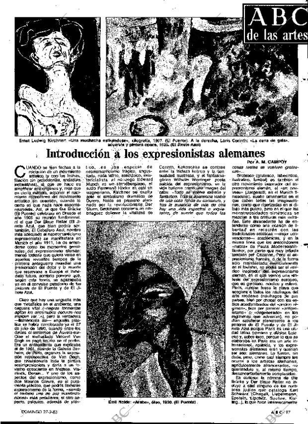 ABC MADRID 27-02-1983 página 97
