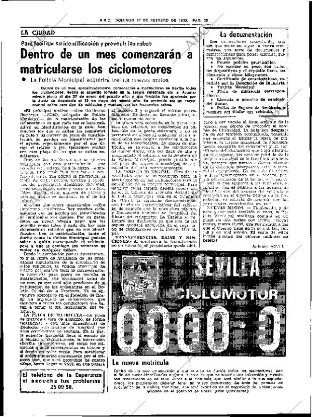 ABC SEVILLA 27-02-1983 página 57